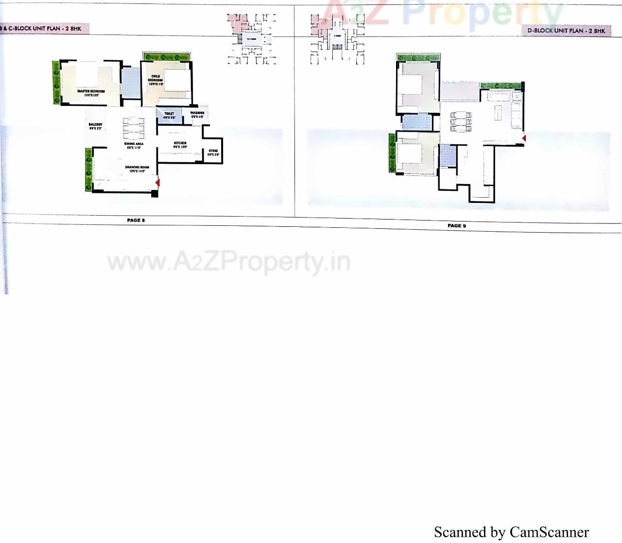 Layout of real estate project Seventh Paradise located at Gota, Ahmedabad, Gujarat