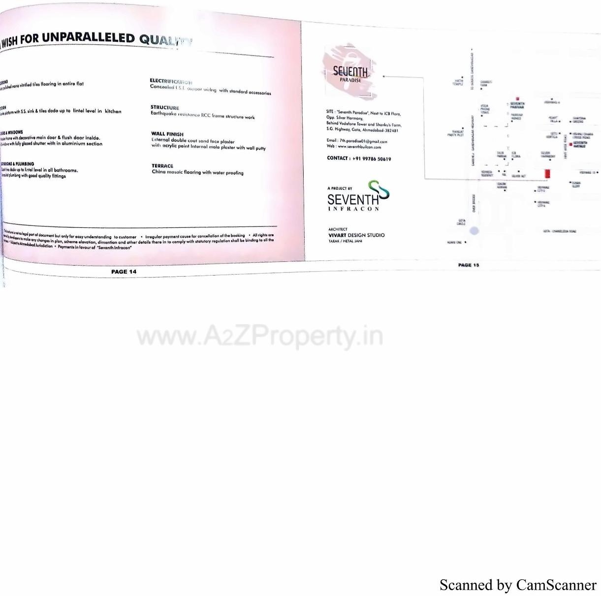  of real estate project Seventh Paradise located at Gota, Ahmedabad, Gujarat