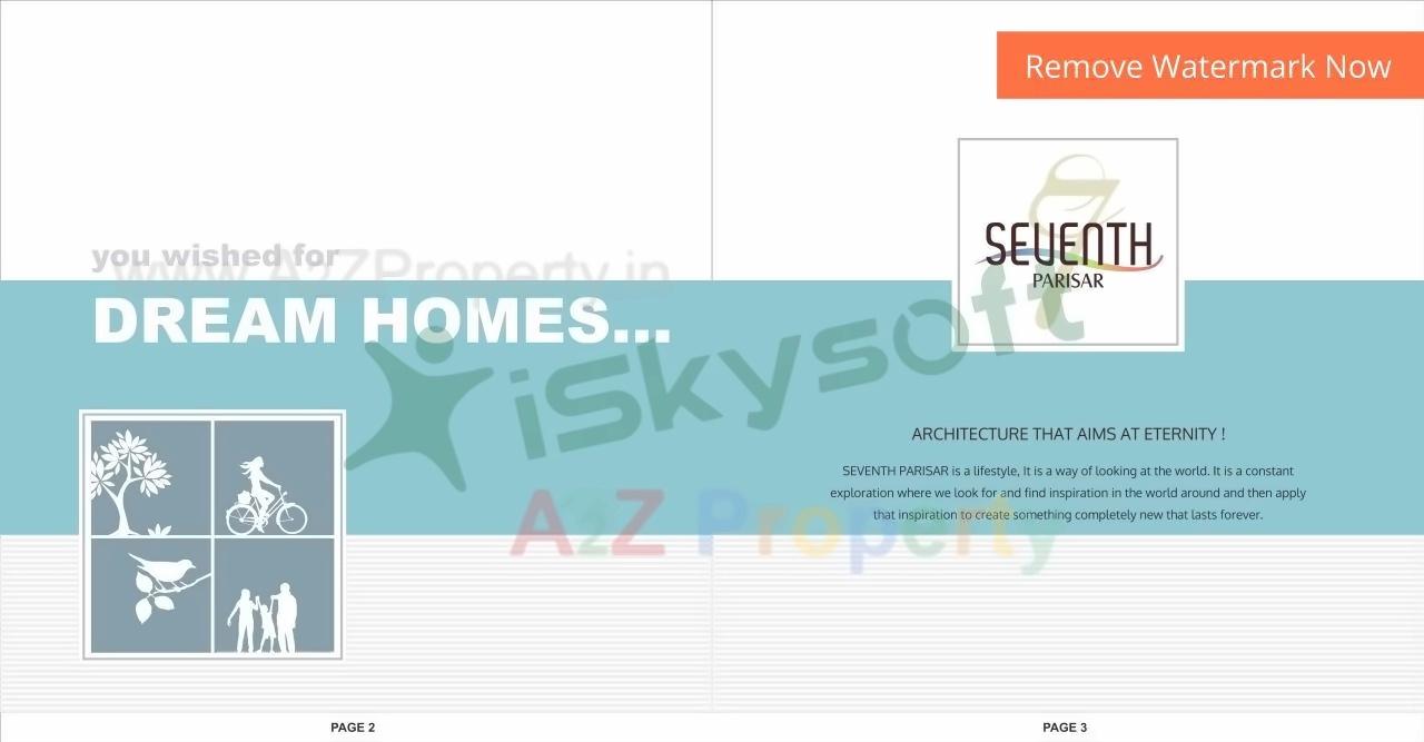  of real estate project Seventh Parisar located at Gota, Ahmedabad, Gujarat