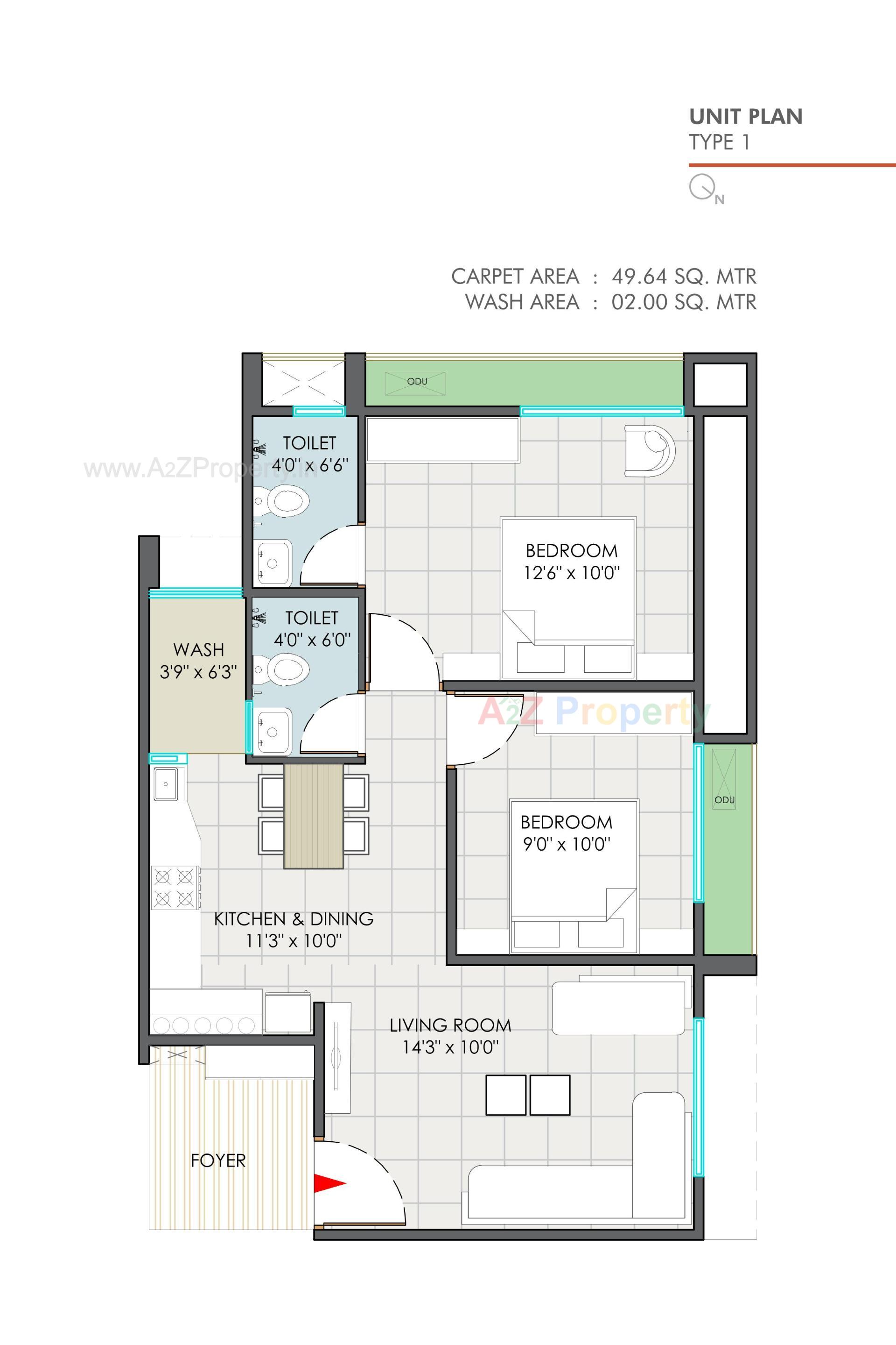 Layout of real estate project Seventh Yash located at Gota, Ahmedabad, Gujarat