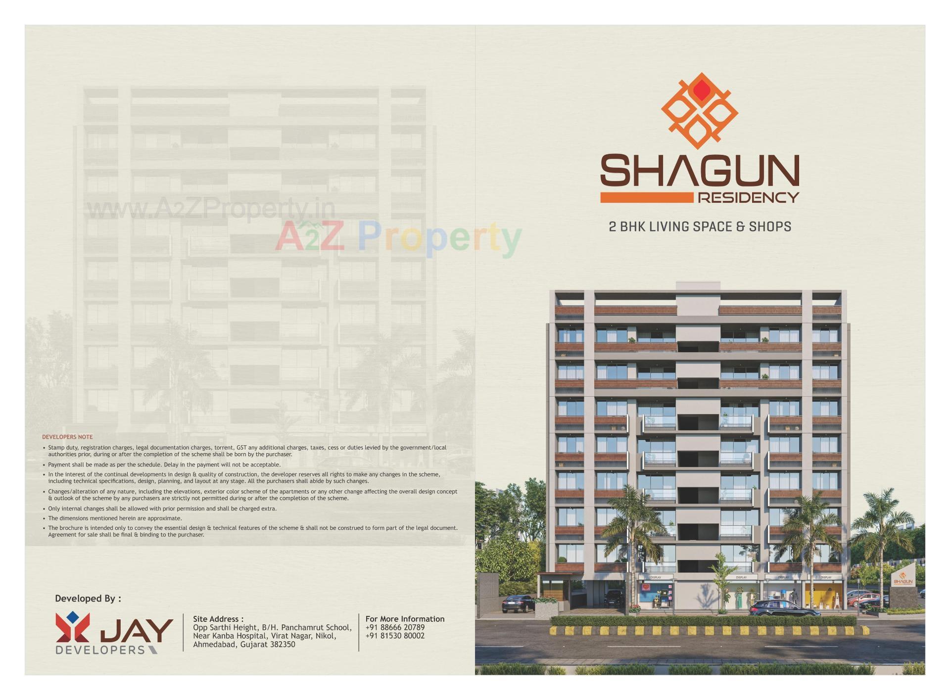  of real estate project Shagun Residency located at Nikol, Ahmedabad, Gujarat