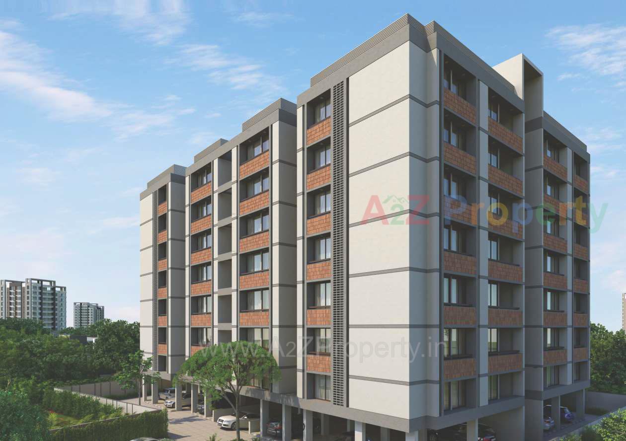 3D Elevation of real estate project Shahibaug Greens located at Dariyapur, Ahmedabad, Gujarat