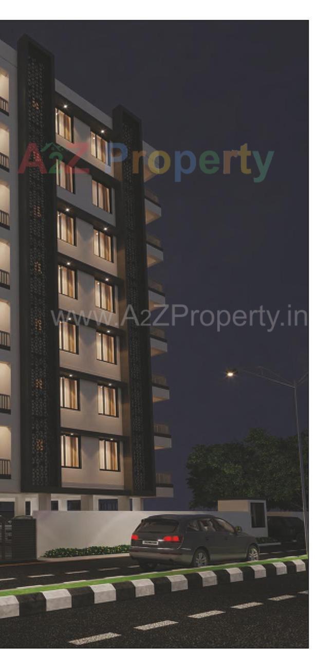 3D Elevation of real estate project Shailee Appartment located at Vasana, Ahmedabad, Gujarat