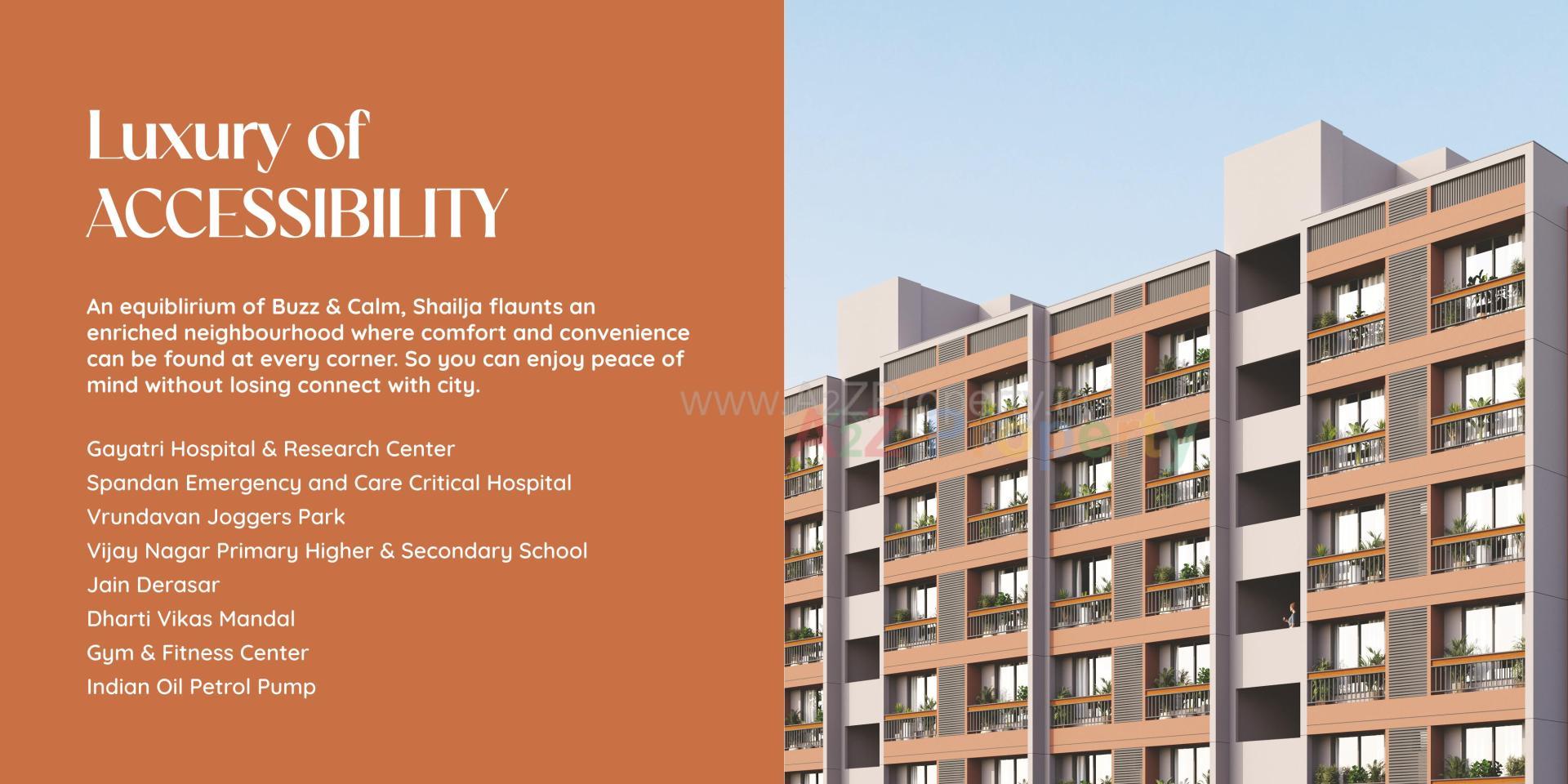  of real estate project Shailja Apartment located at Wadaj, Ahmedabad, Gujarat