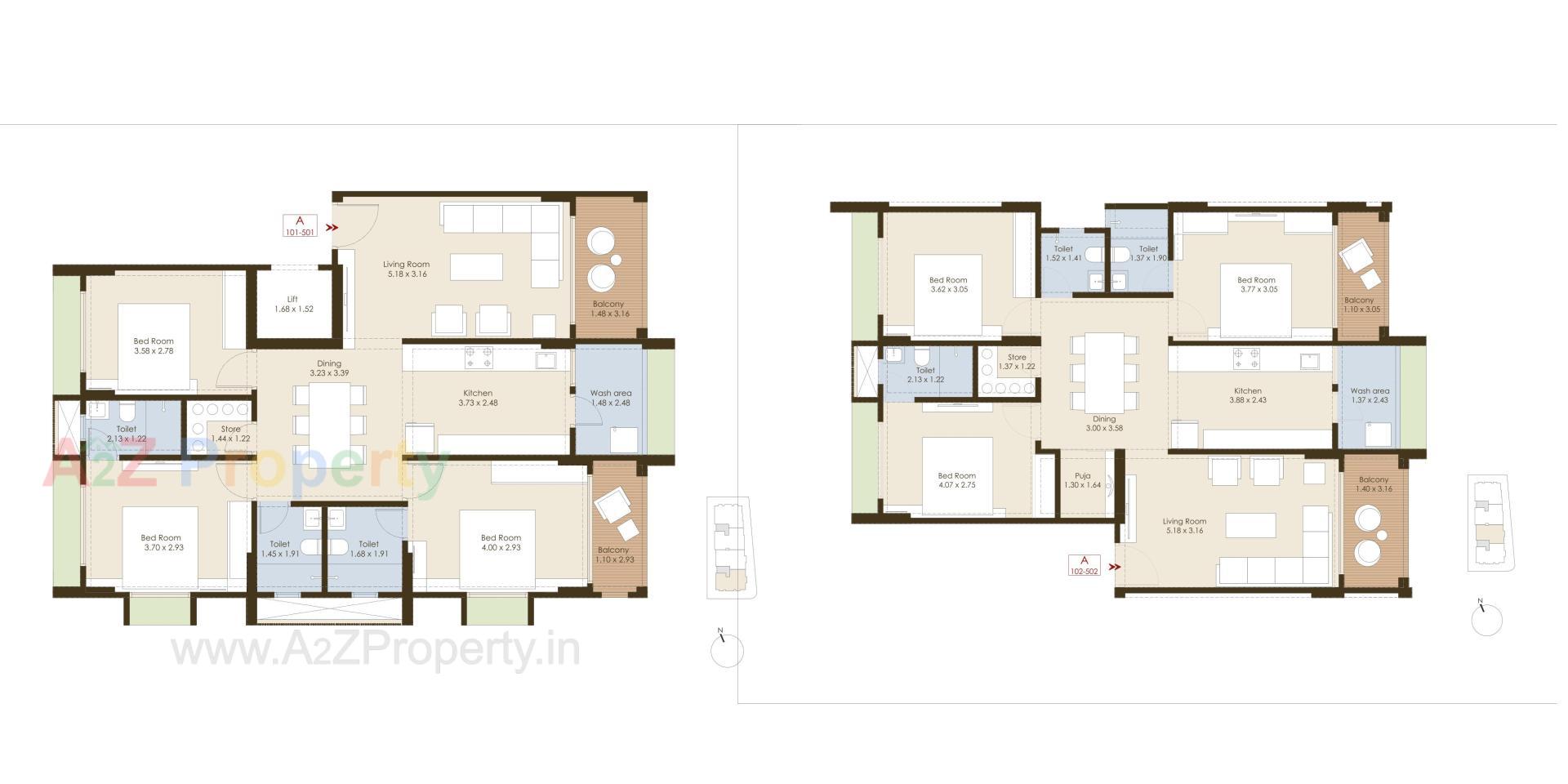 Layout of real estate project Shailja Apartment located at Wadaj, Ahmedabad, Gujarat