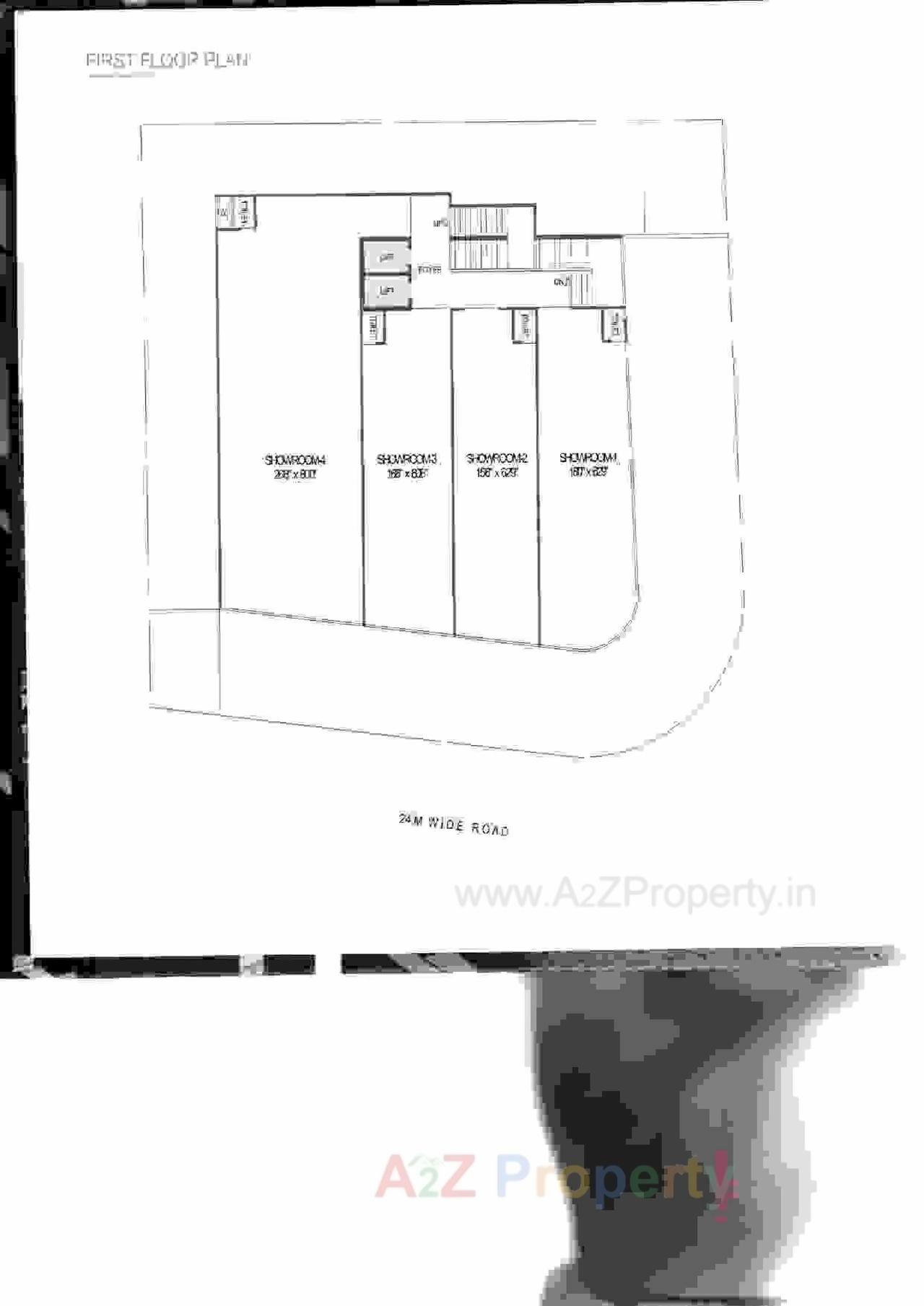 Layout of real estate project Shaival Imperia located at Changispur, Ahmedabad, Gujarat