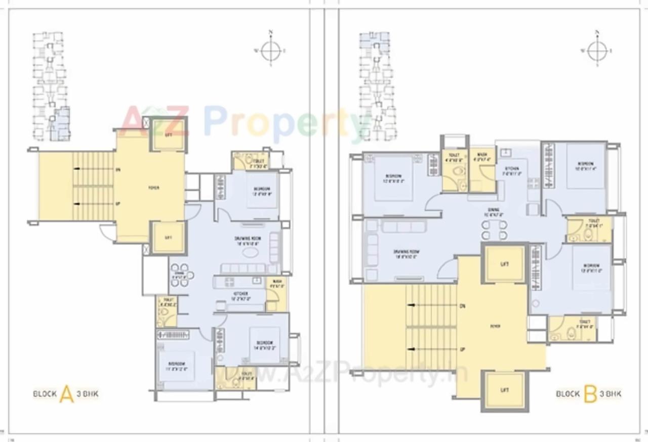 Layout of real estate project Shakti 140 located at Thaltej, Ahmedabad, Gujarat