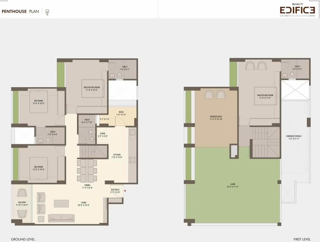 Layout of real estate project Shakti Edifice located at Bopal, Ahmedabad, Gujarat
