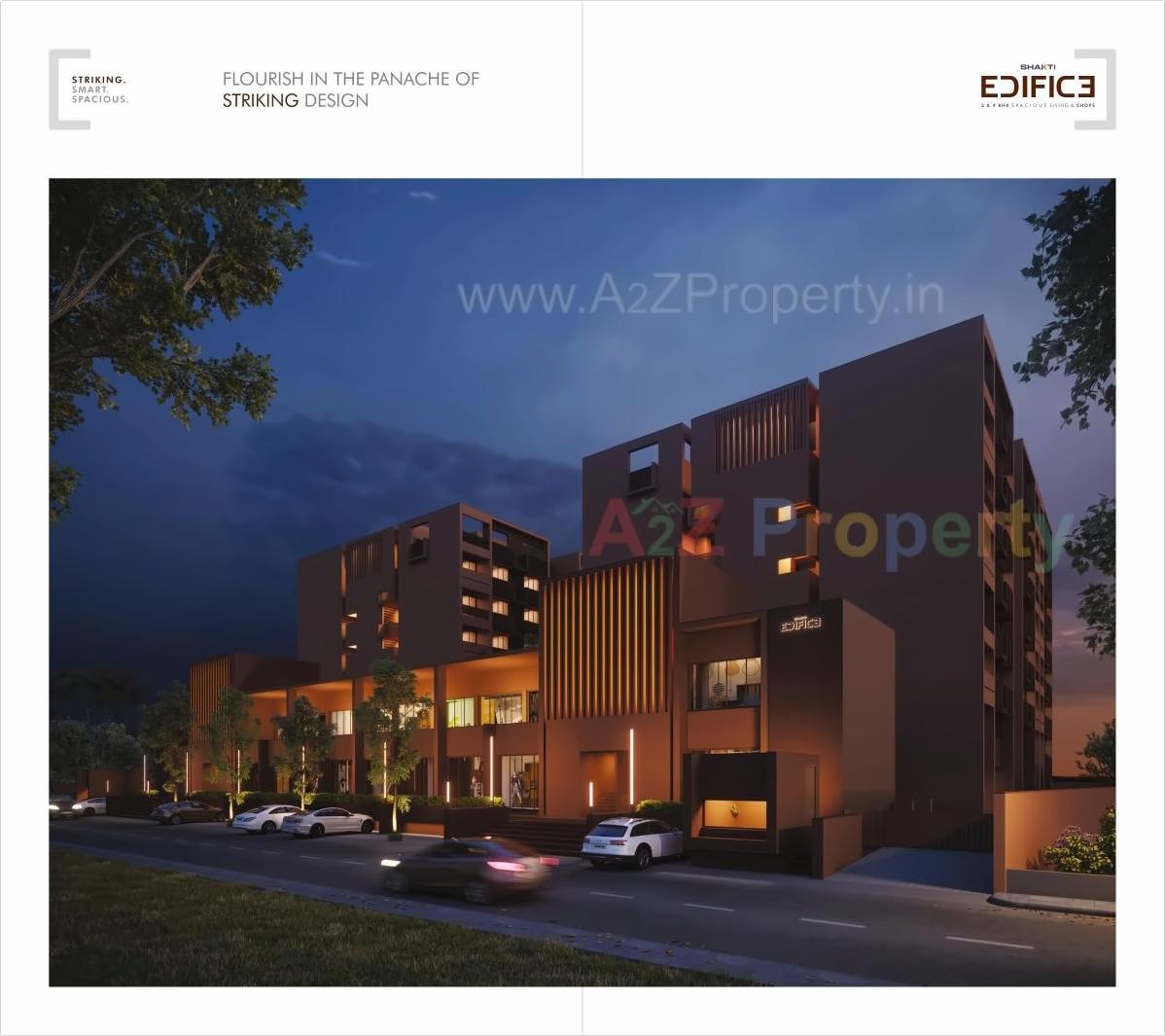 3D Elevation of real estate project Shakti Edifice located at Bopal, Ahmedabad, Gujarat