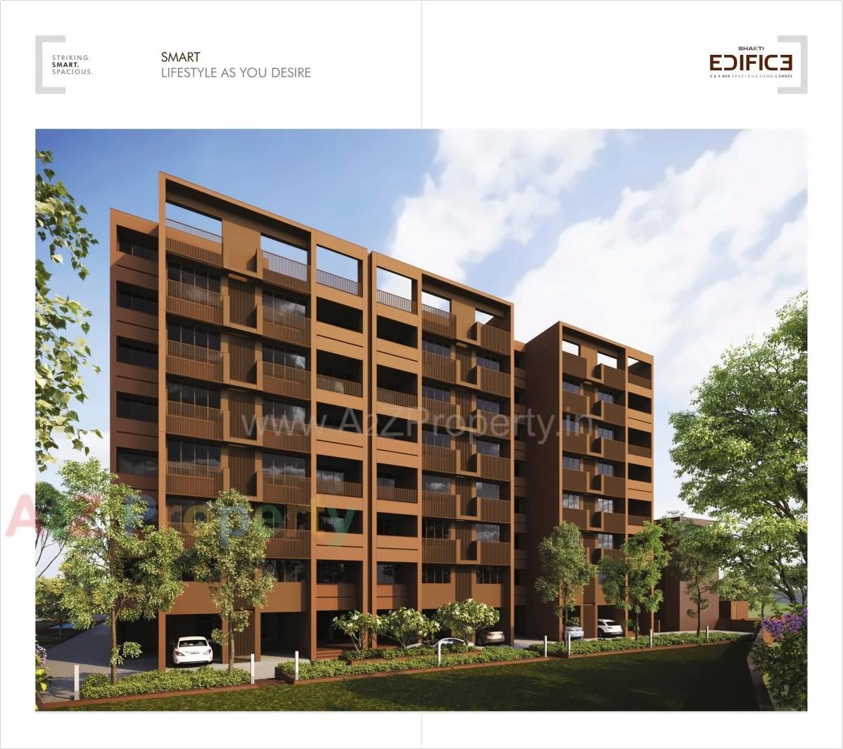 3D Elevation of real estate project Shakti Edifice located at Bopal, Ahmedabad, Gujarat