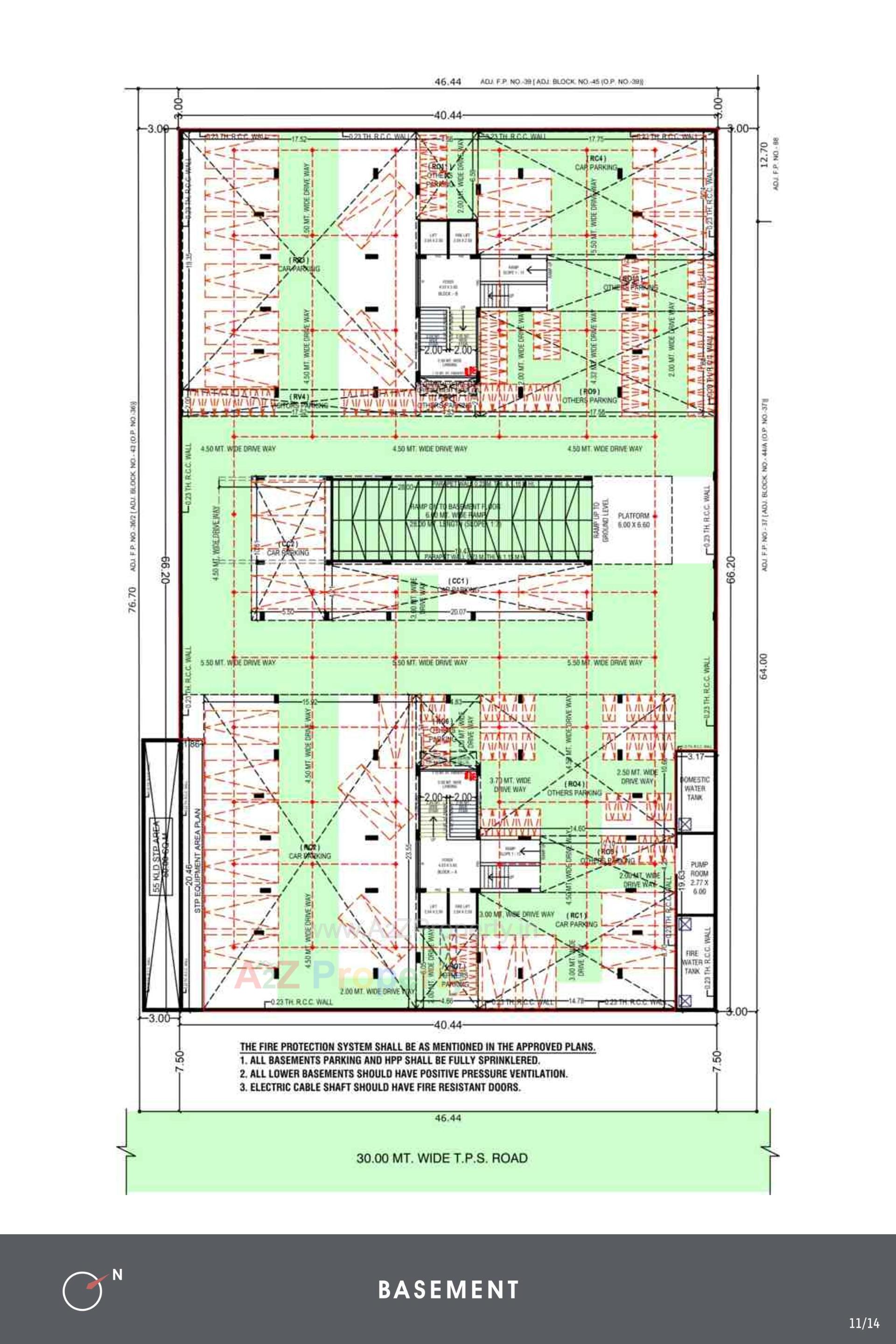 Layout of real estate project Shakti Exalt located at Bopal, Ahmedabad, Gujarat