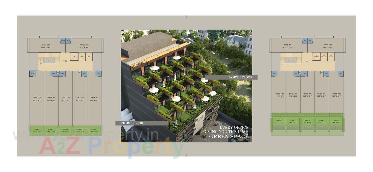 0009 of real estate project Shakti Extol located at Thaltej, Ahmedabad, Gujarat