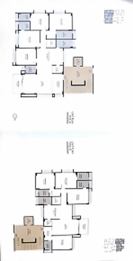 Layout of real estate project Shakti Profuse located at Thaltej, Ahmedabad, Gujarat