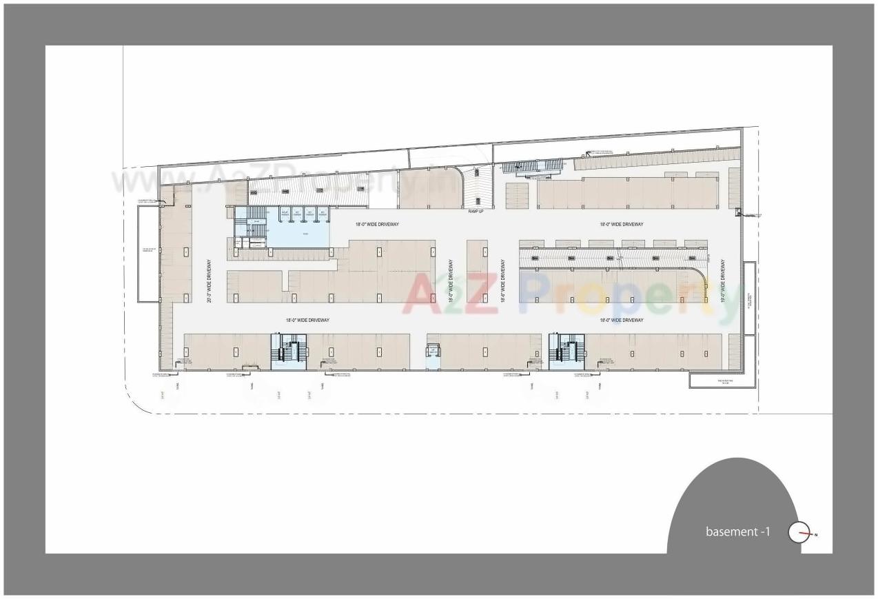 Layout of real estate project Shaligram Corporates located at Makarba, Ahmedabad, Gujarat