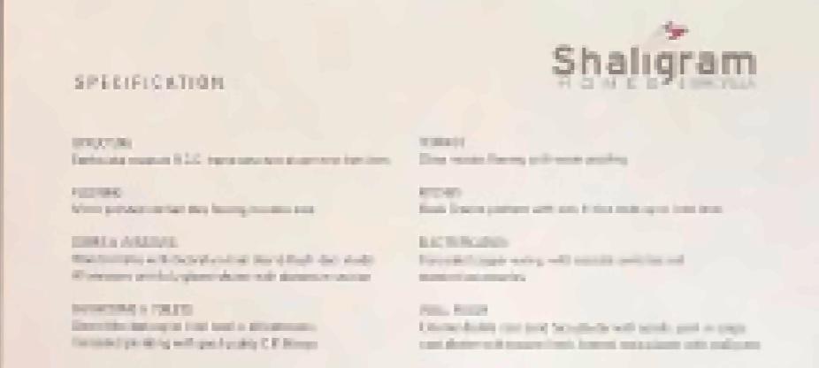 Project Specifications