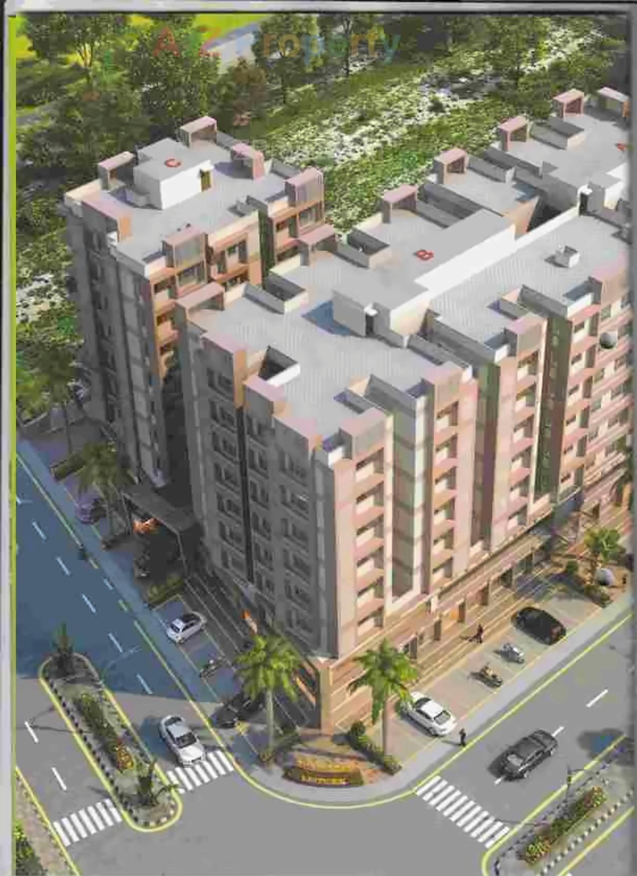 3D Elevation of real estate project Shaligram Lake View located at Nikol, Ahmedabad, Gujarat