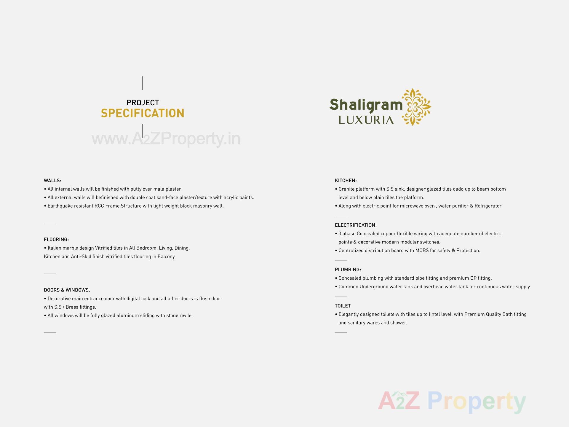  of real estate project Shaligram Luxuria located at Ambli, Ahmedabad, Gujarat