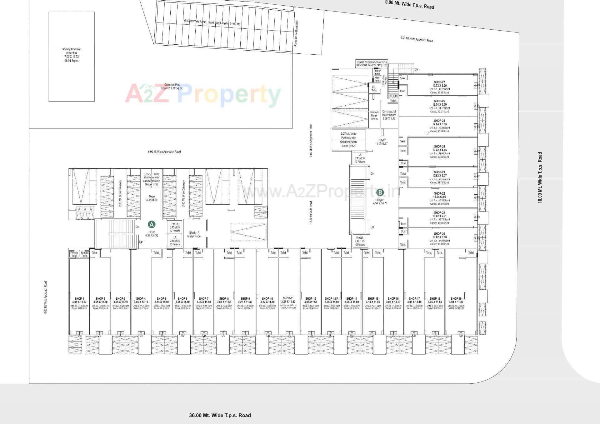 Layout of real estate project Shaligram Pride located at Ahmedabad, Ahmedabad, Gujarat
