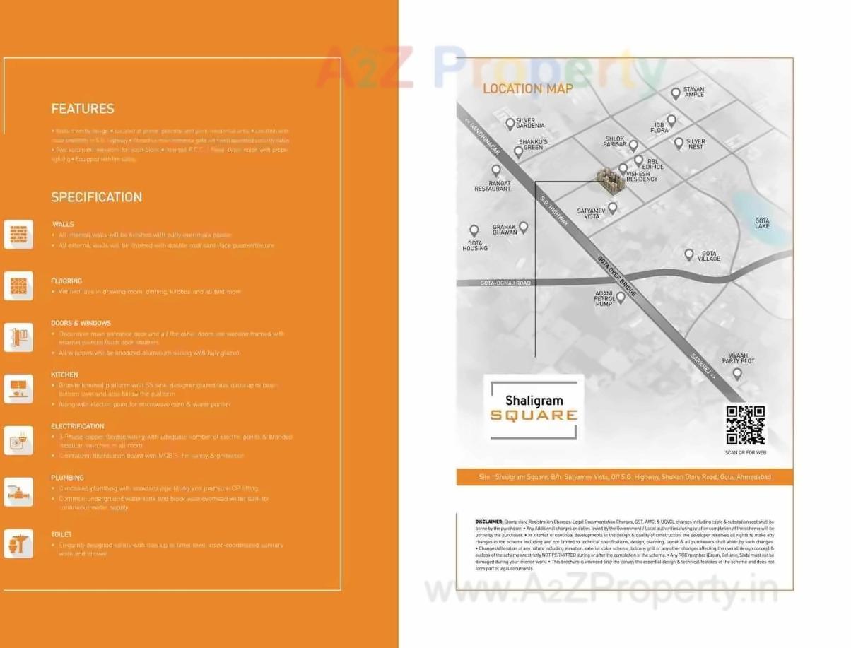  of real estate project Shaligram Square located at Gota, Ahmedabad, Gujarat