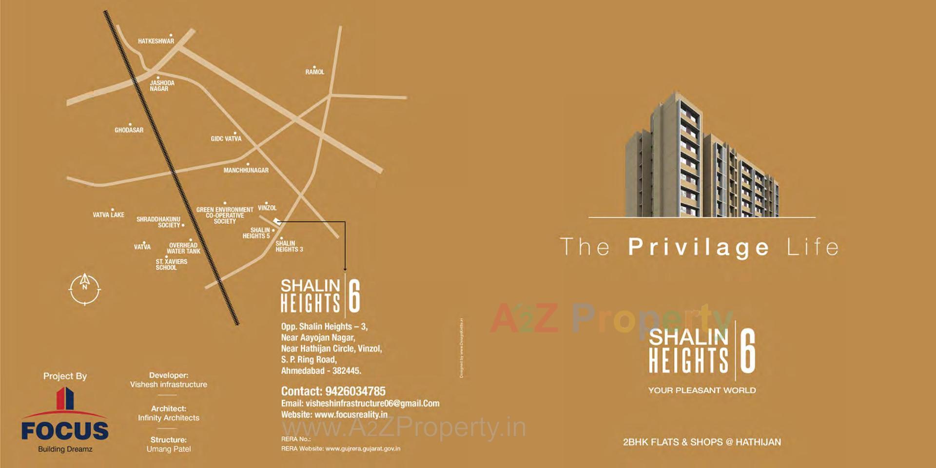  of real estate project Shalin Heights located at Vinzol, Ahmedabad, Gujarat