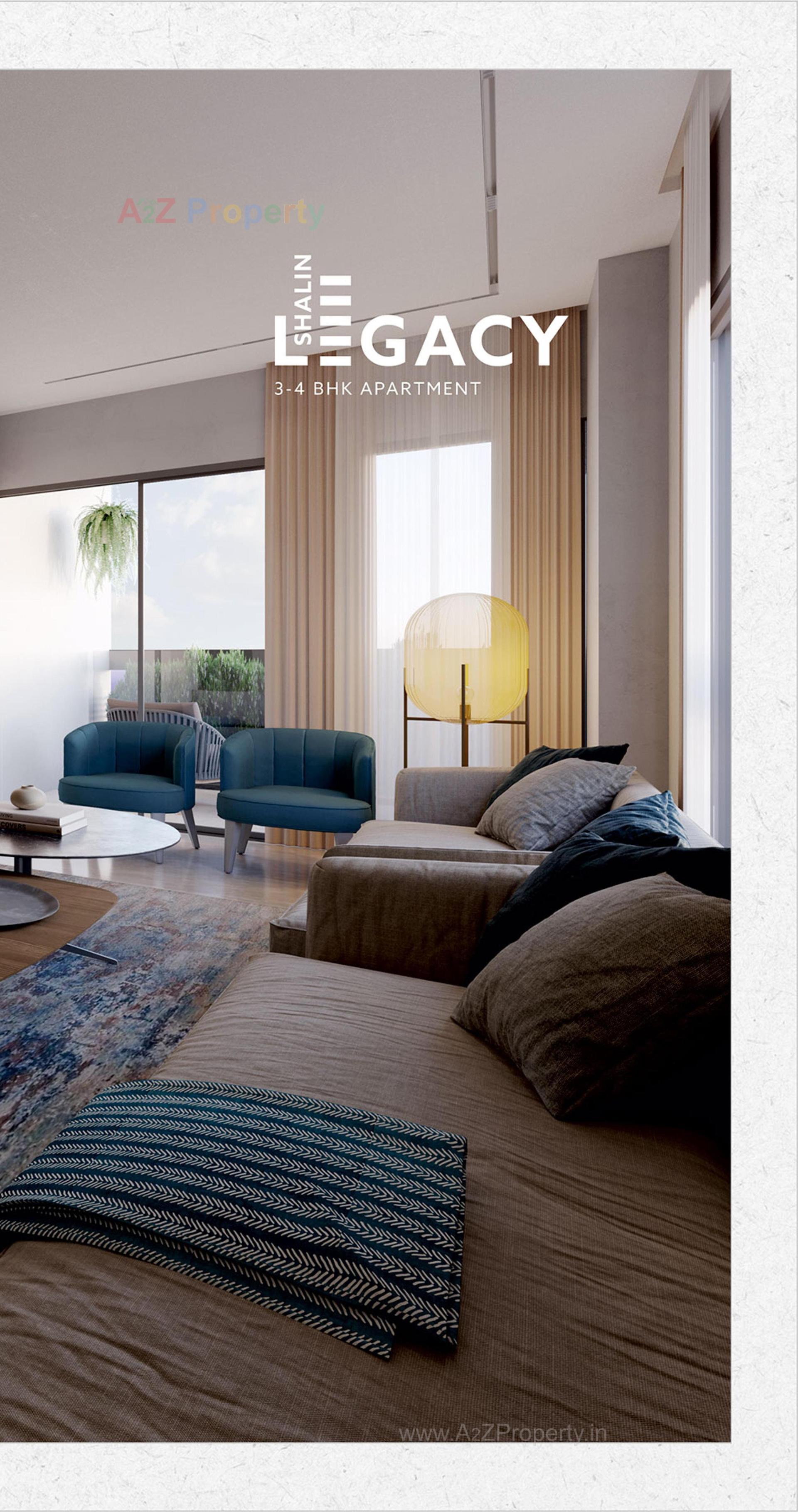 3D Elevation of real estate project Shalin Legacy located at Paldi, Ahmedabad, Gujarat