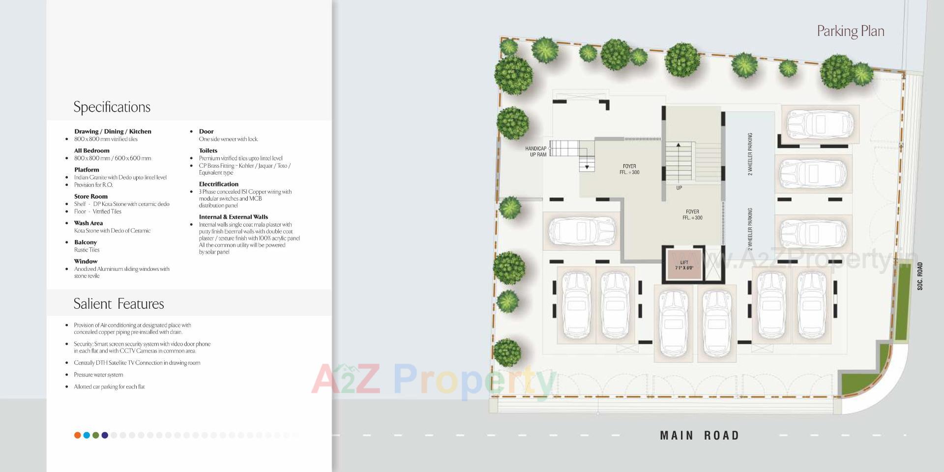 Layout of real estate project Shalin Palette located at Paldi, Ahmedabad, Gujarat