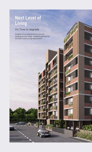 Elevation of real estate project Shalin Prima located at Paldi, Ahmedabad, Gujarat