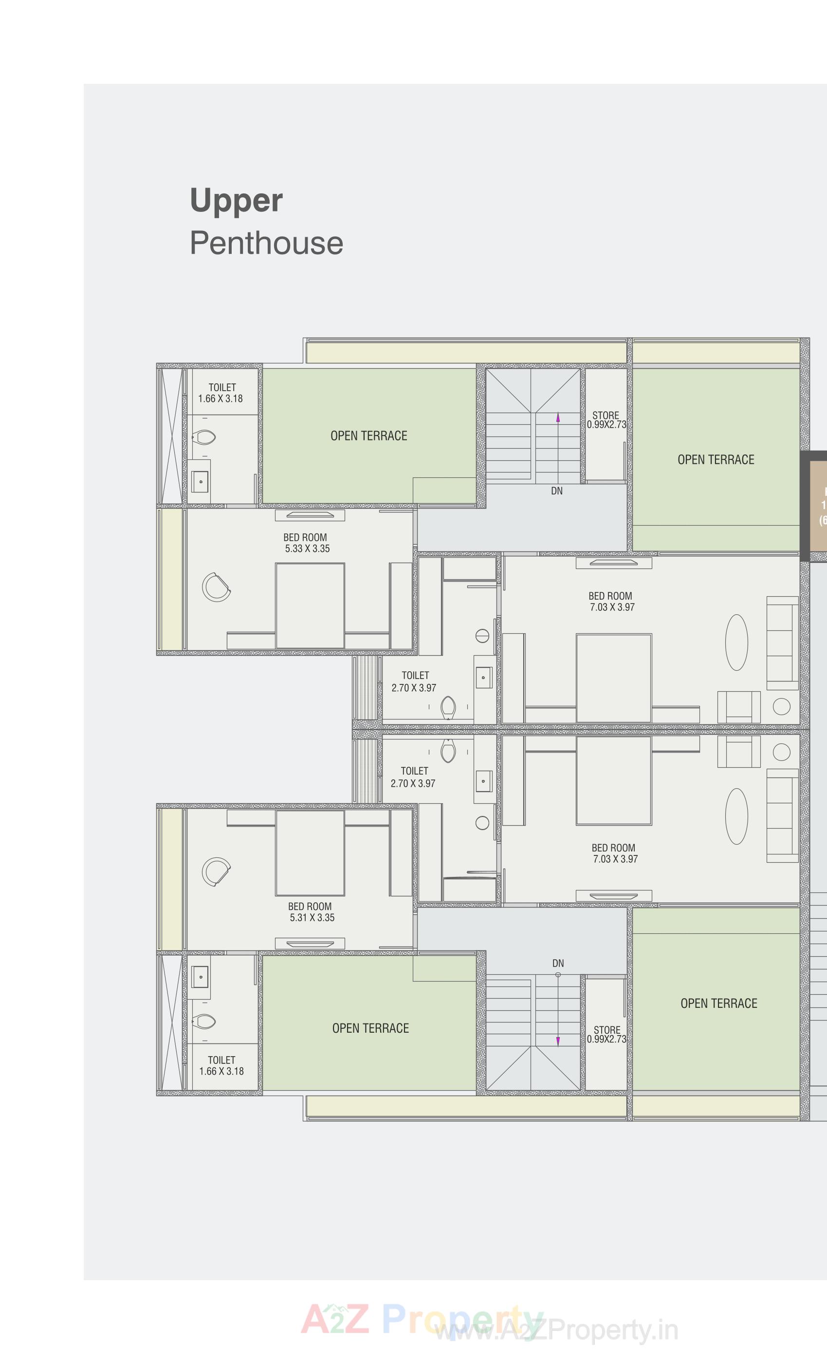 Layout of real estate project Shalin Prima located at Paldi, Ahmedabad, Gujarat