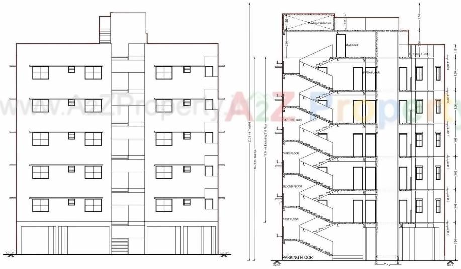 Layout of real estate project Shalom Residency located at Vejalpur, Ahmedabad, Gujarat