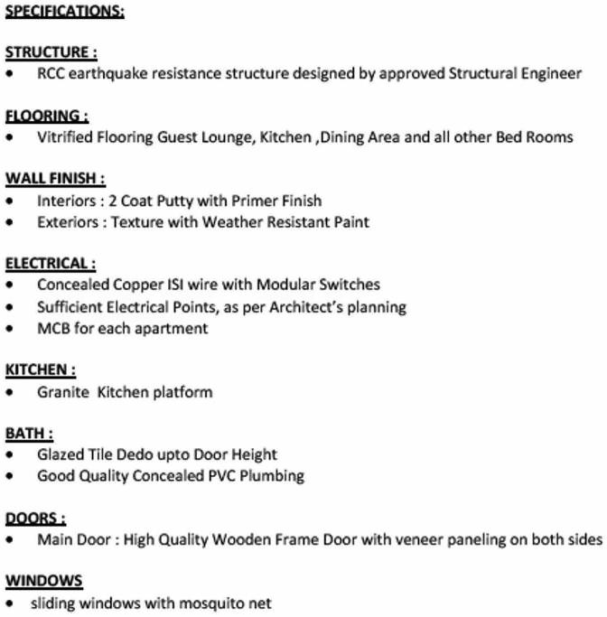  of real estate project Shalom Residency located at Vejalpur, Ahmedabad, Gujarat