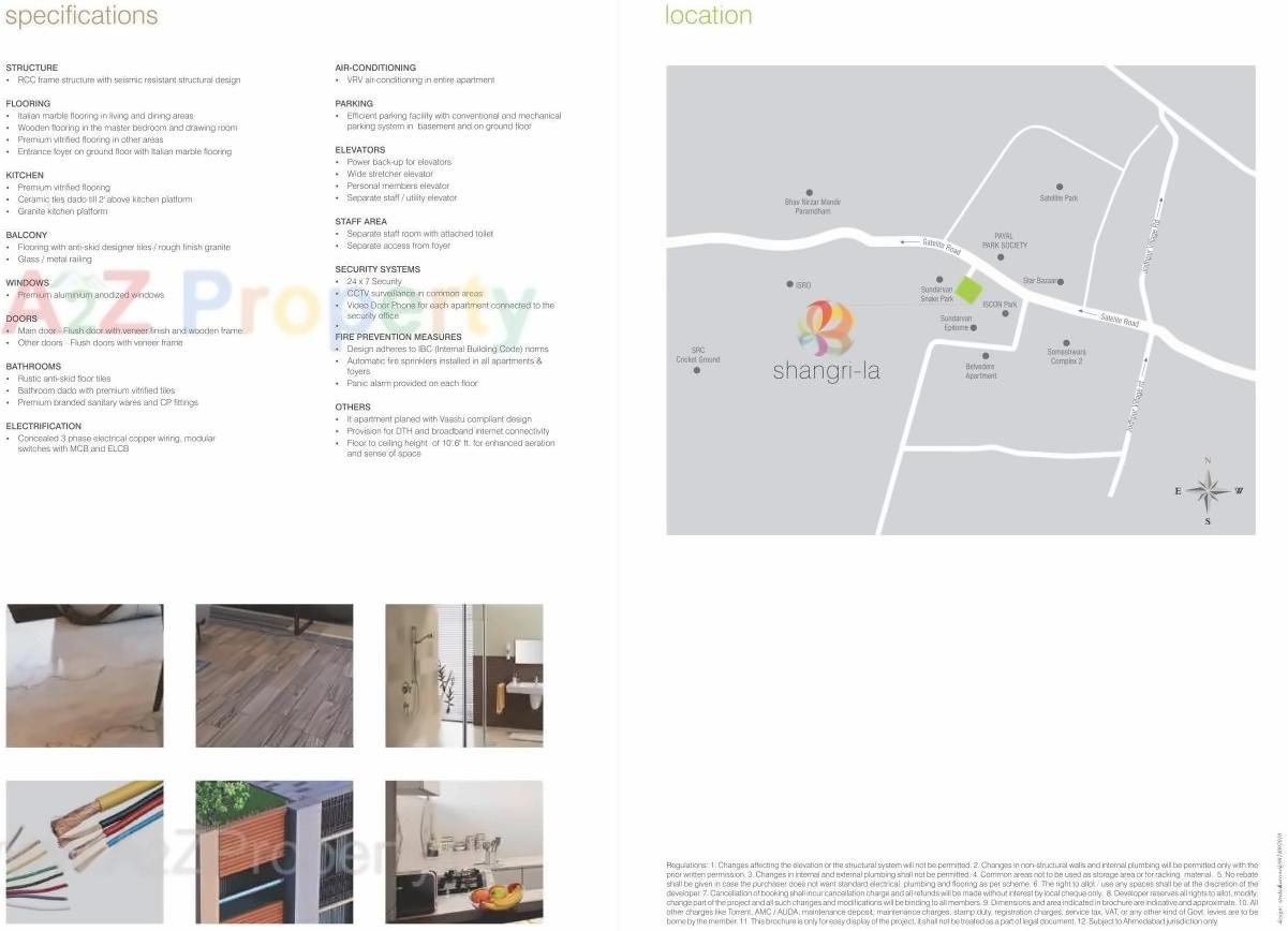  of real estate project Shangri La located at Vejalpur, Ahmedabad, Gujarat