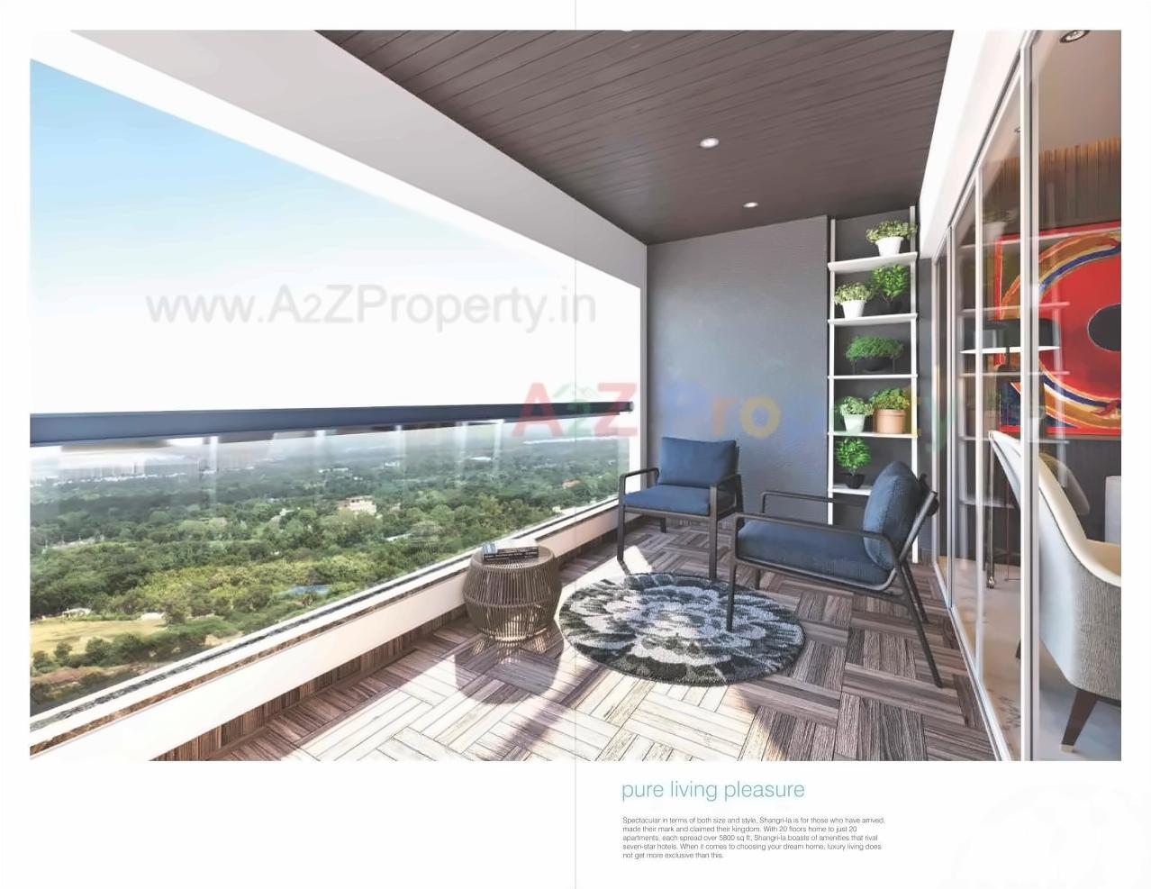 3D Elevation of real estate project Shangri La located at Vejalpur, Ahmedabad, Gujarat