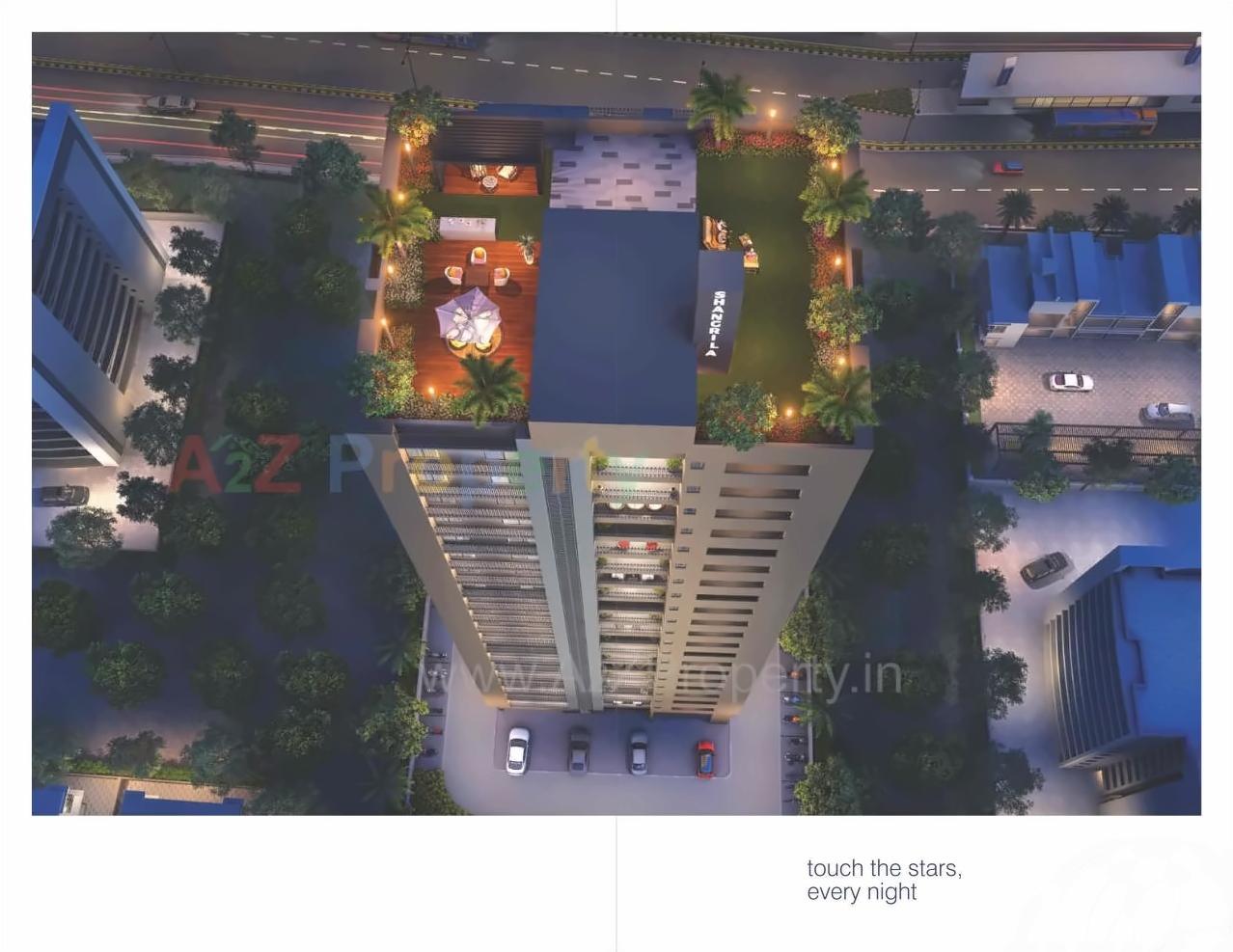 3D Elevation of real estate project Shangri La located at Vejalpur, Ahmedabad, Gujarat