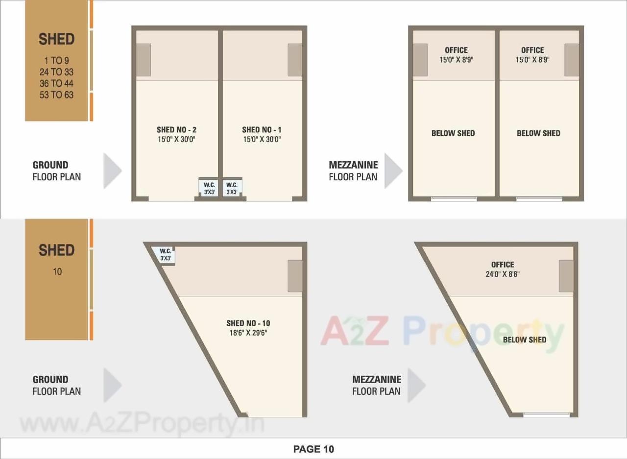 Layout of real estate project Shankeshwar Industrial Park located at Vatva, Ahmedabad, Gujarat