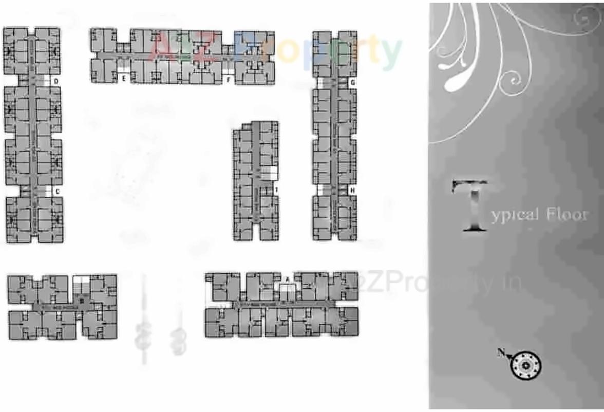 Layout of real estate project Shankheshwar Township located at Muthia, Ahmedabad, Gujarat
