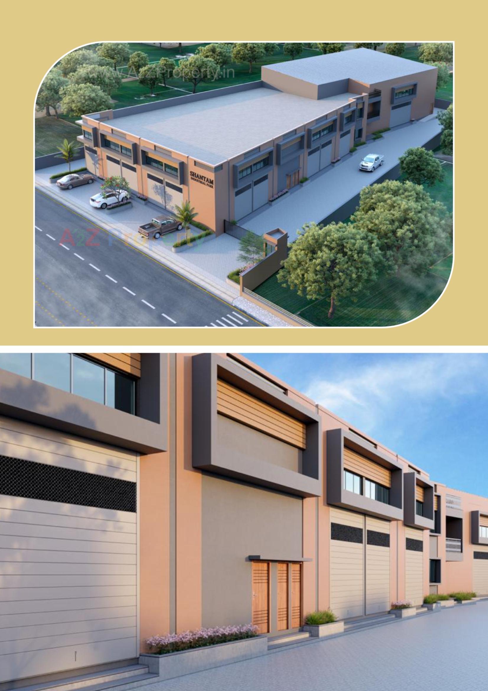 3D Elevation of real estate project Shantam Industrial Park located at Ahmedabad, Ahmedabad, Gujarat