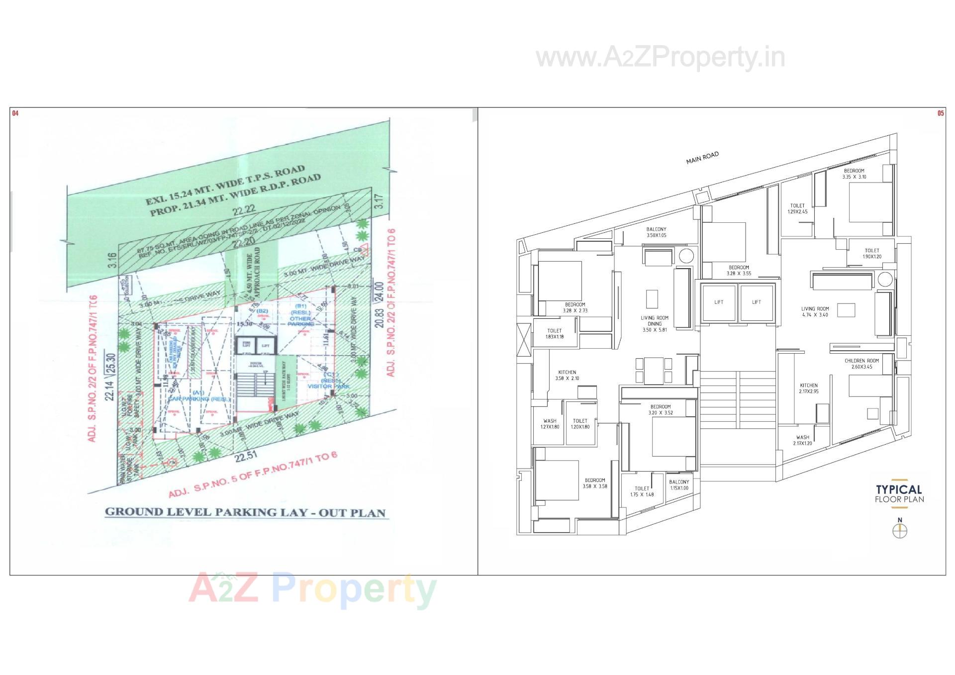Layout of real estate project Shantam Sapphire located at Chhadavad, Ahmedabad, Gujarat