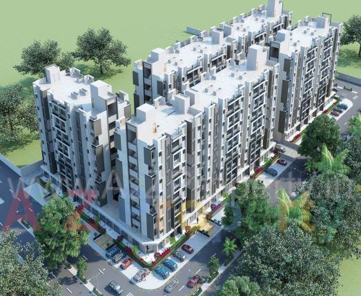 3D Elevation of real estate project Shanti Shukra located at Narol, Ahmedabad, Gujarat
