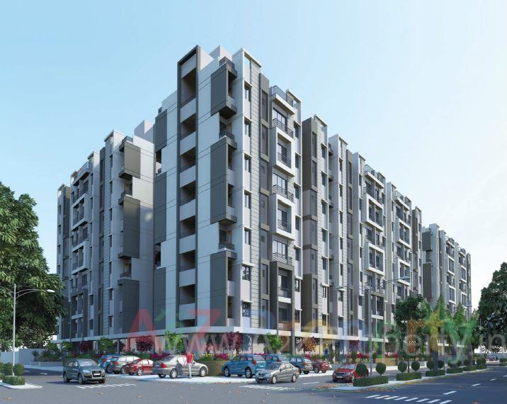 3D Elevation of real estate project Shanti Shukra located at Narol, Ahmedabad, Gujarat