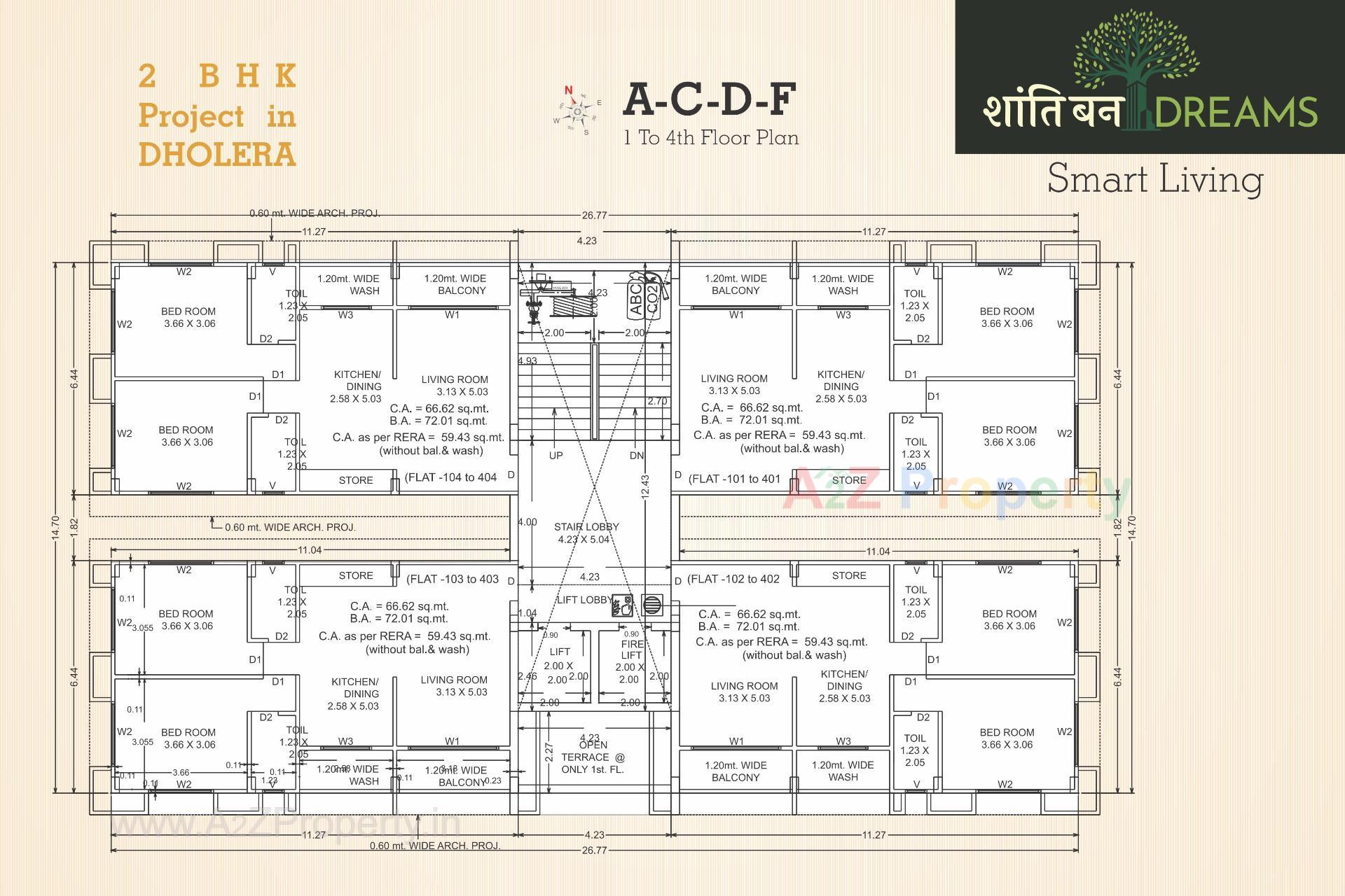 Layout of real estate project Shantiban Dreams located at Ahmedabad, Ahmedabad, Gujarat