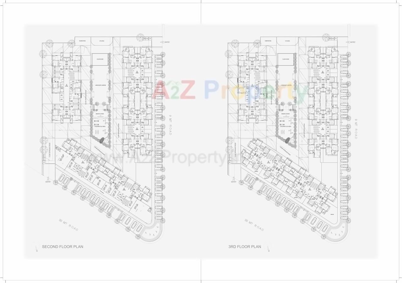 Layout of real estate project Shantideep located at Ranip, Ahmedabad, Gujarat