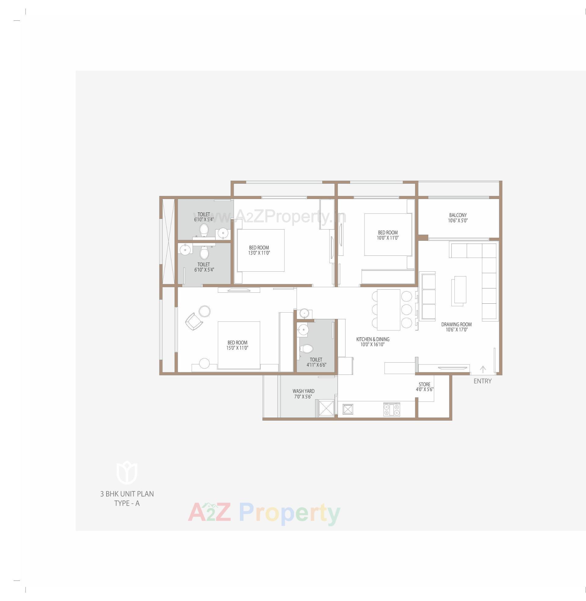 Layout of real estate project Shantideep located at Ranip, Ahmedabad, Gujarat
