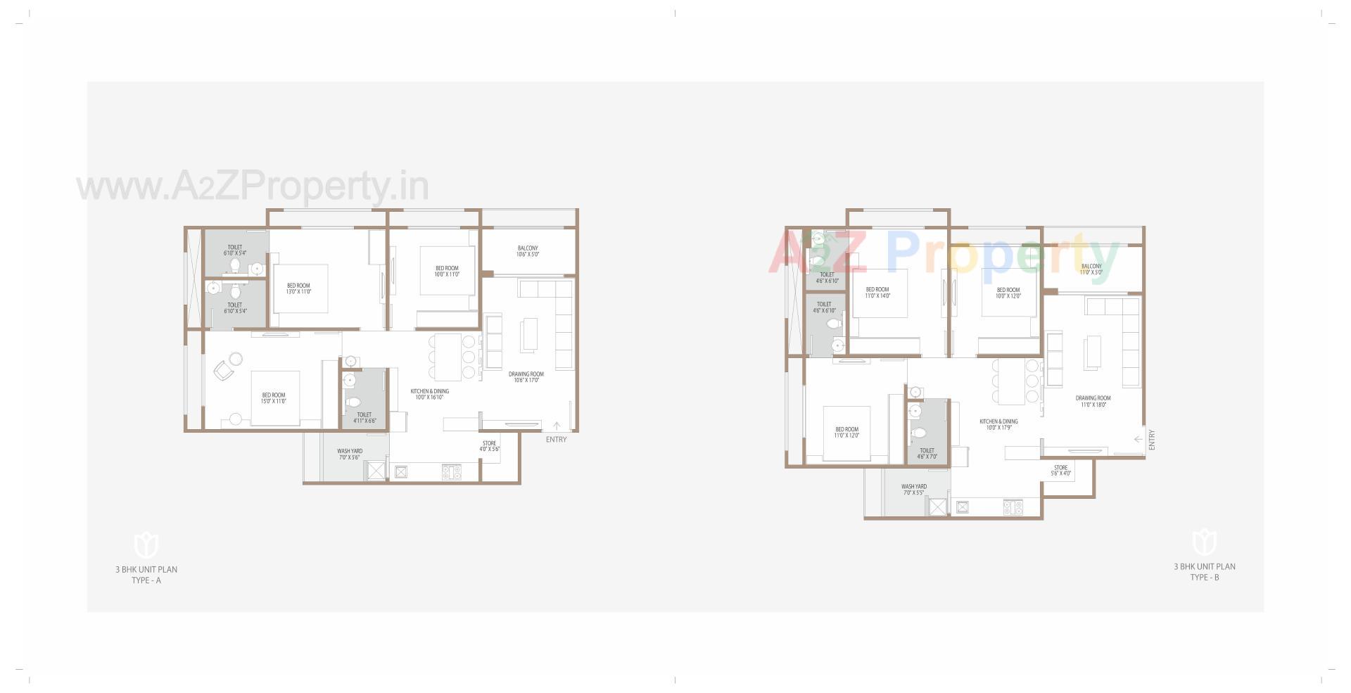 Layout of real estate project Shantideep located at Ranip, Ahmedabad, Gujarat