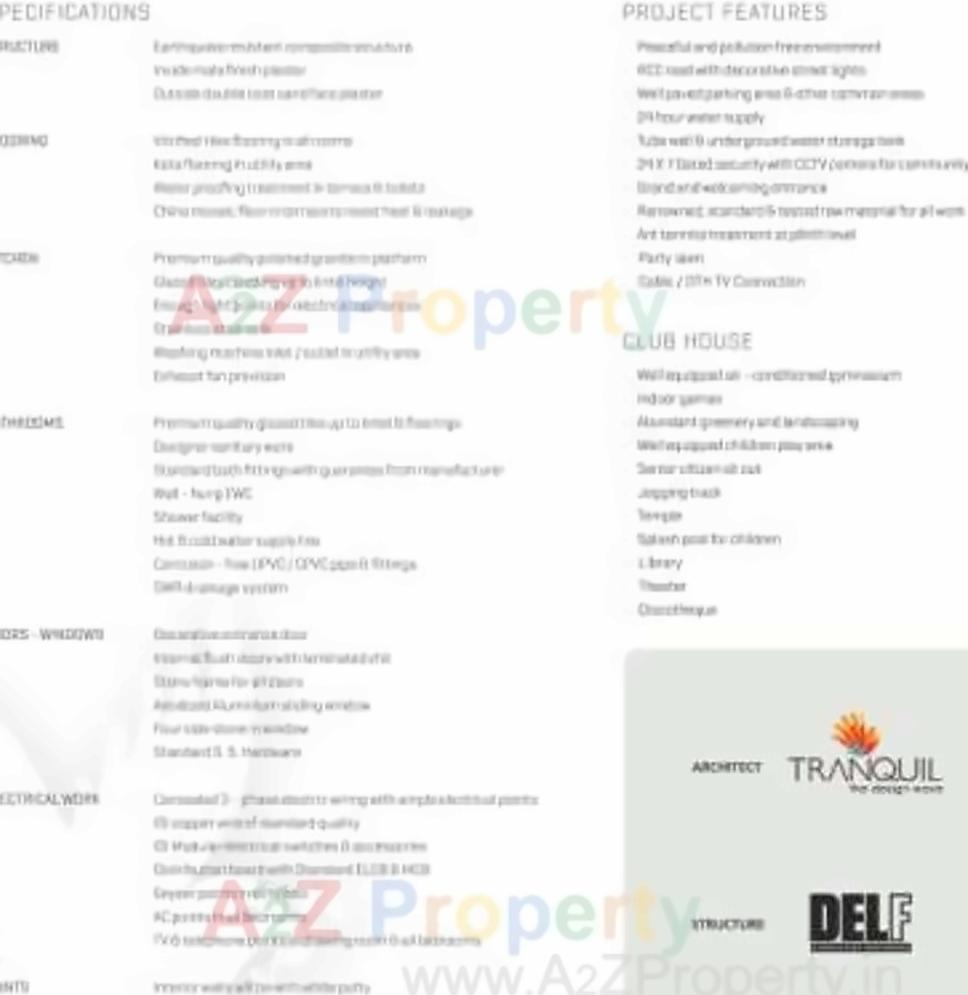 Project Specifications