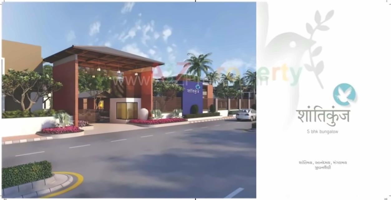3D Elevation of real estate project Shantikunj located at Hanspura, Ahmedabad, Gujarat