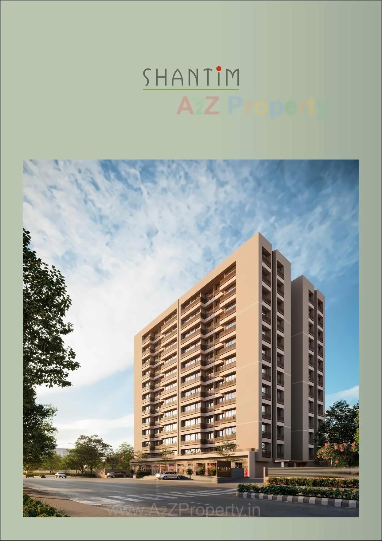 3D Elevation of real estate project Shantim located at Ahmedabad, Ahmedabad, Gujarat
