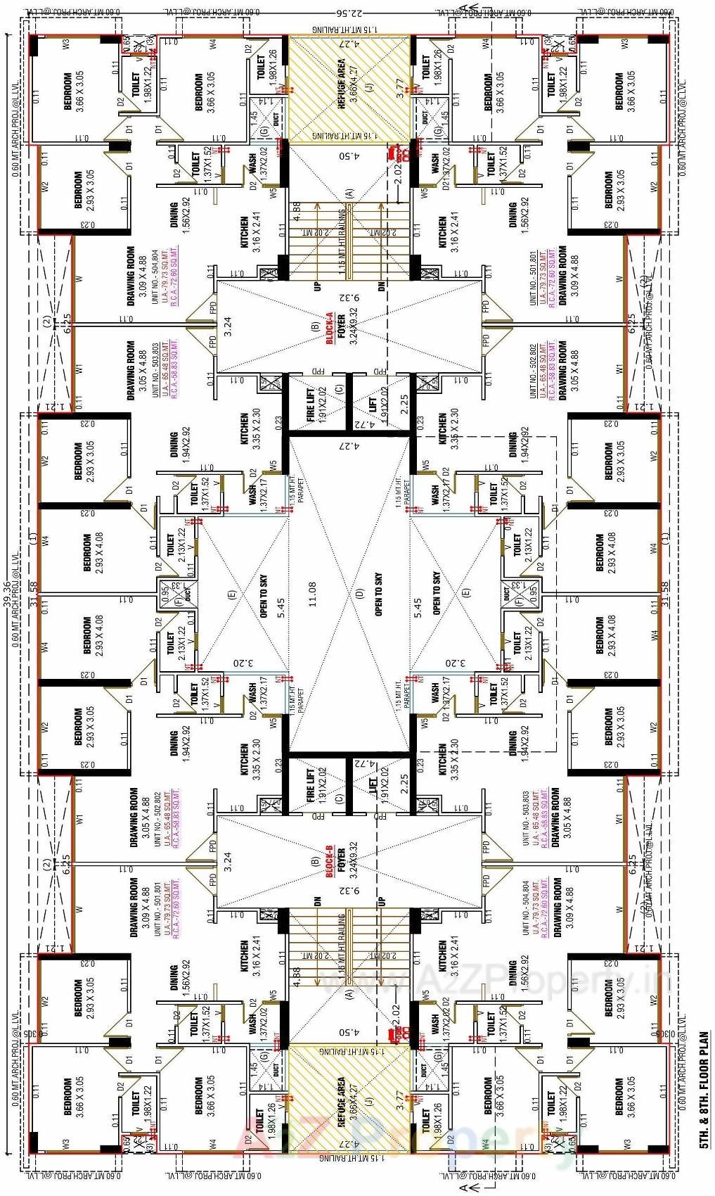 Layout of real estate project Shantim located at Ahmedabad, Ahmedabad, Gujarat
