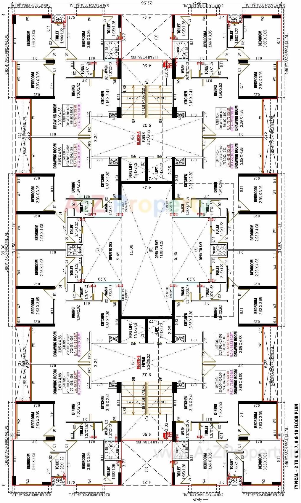 Layout of real estate project Shantim located at Ahmedabad, Ahmedabad, Gujarat