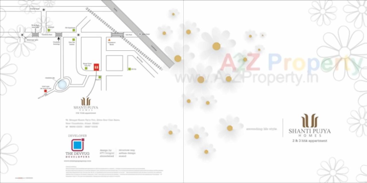  of real estate project Shantipujya Homes located at Chandlodiya, Ahmedabad, Gujarat
