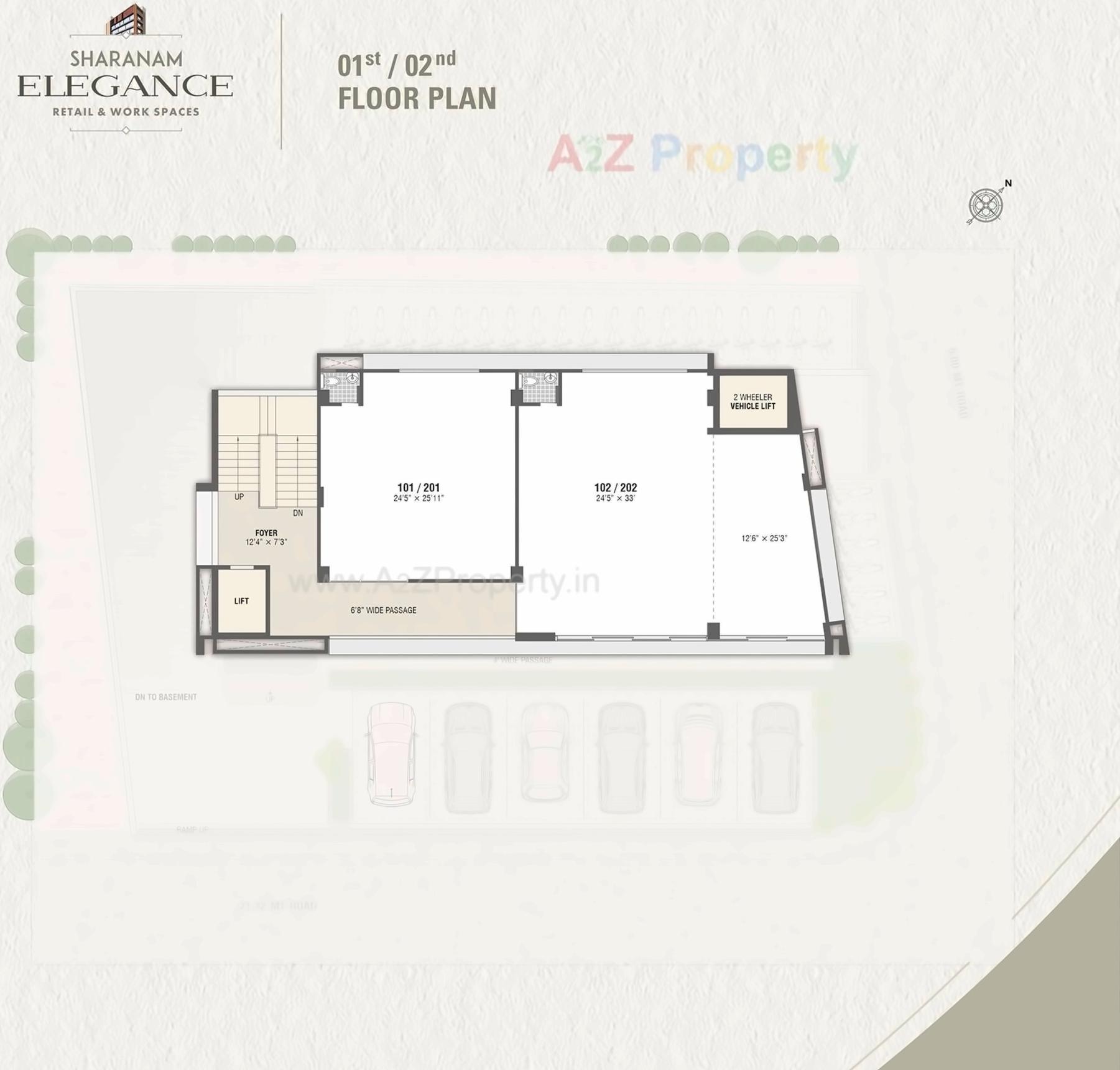 Layout of real estate project Sharanam Elegance located at Manipur, Ahmedabad, Gujarat